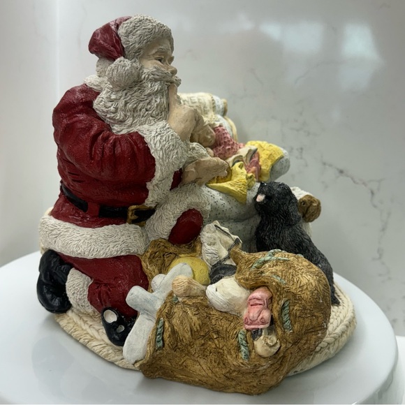 Suzan Bradford "Waiting for Santa" 1990 The Legend of Santa Claus Limited Series - Picture 5 of 16